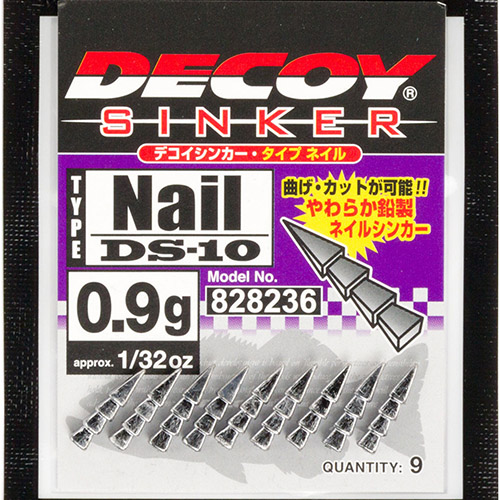 8267 Decoy DS-10 Sinker Type Nail Size 1.8 grams