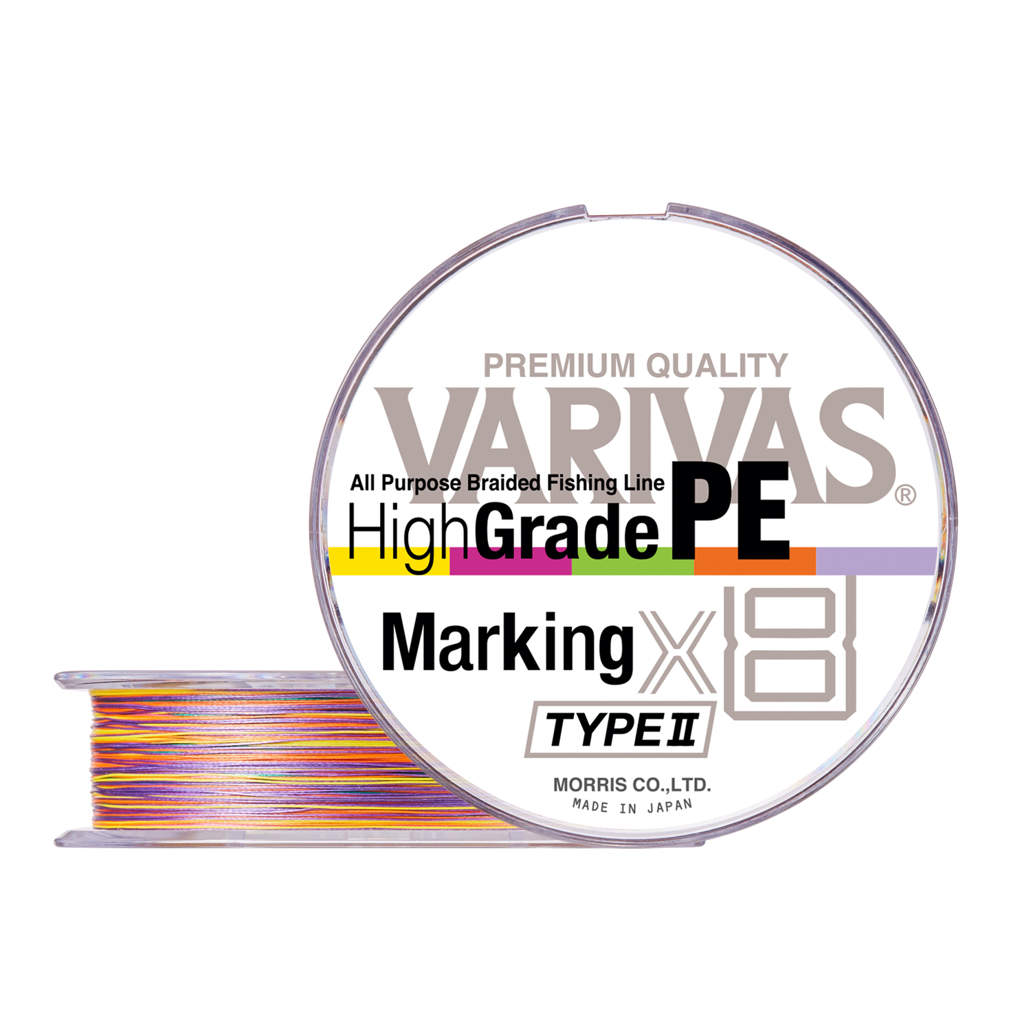 VARIVAS High Grade PE Marking Type2 X8 31lb 0.205mm 150m PE1.5