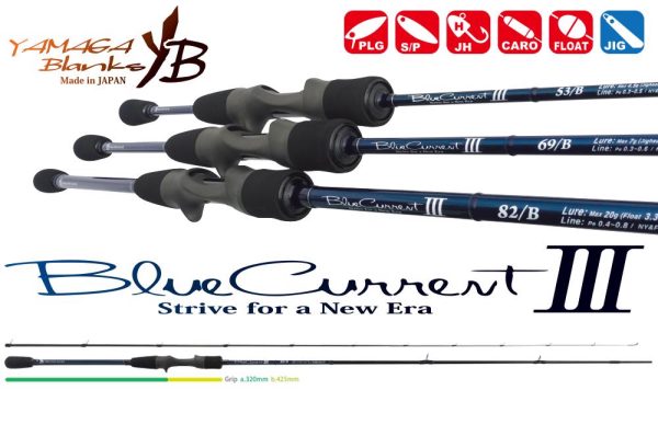 YAMAGA BLUE CURRENT III 82/B BAITCAST 2.495m 2-20gr