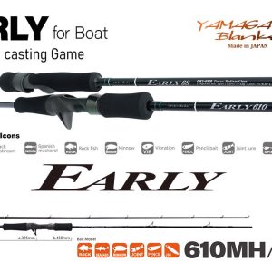 YAMAGA EARLY BOAT 610MH/B BAICAST 2.10m 10-50gr