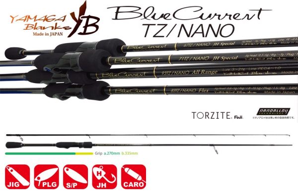 YAMAGA BLUE CURRENT 72TZ NANO GLOBAL 2.185m 1.5-15gr Fuji Titanium Torzite